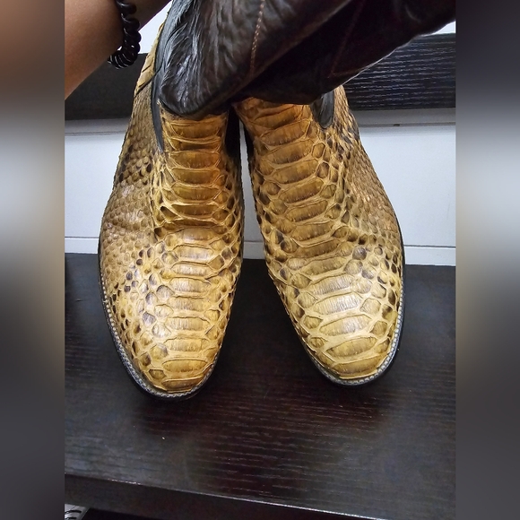 Rivers cowboy python boots size 8 - Picture 12 of 14